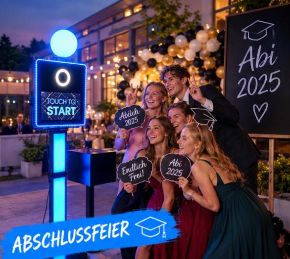 Fotobox für Abschlussfeiern
