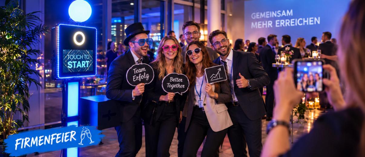 Fotobox für Firmenfeiern